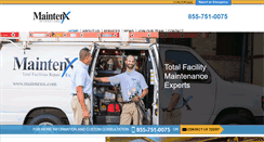 Desktop Screenshot of maintenx.com